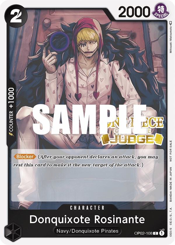 Donquixote Rosinante Judge Pack Vol. 2 OP02-108 | One Piece TCG