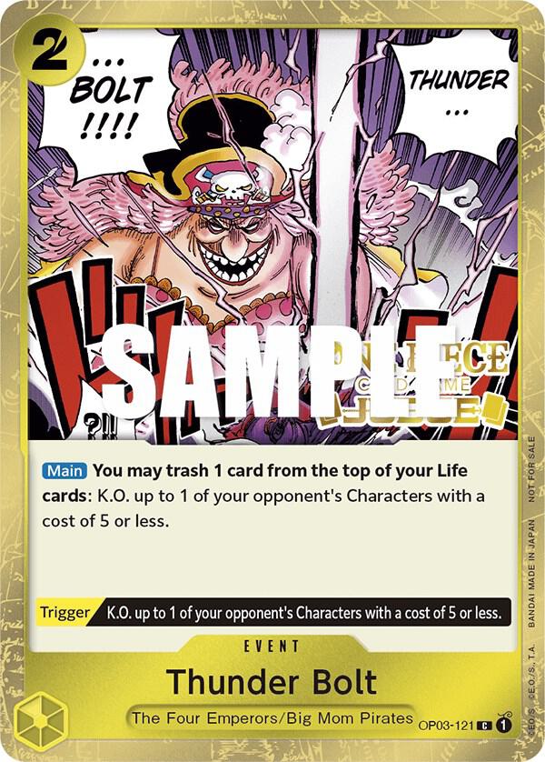 Thunder Bolt Judge Pack Vol. 2 OP03-121 | One Piece TCG