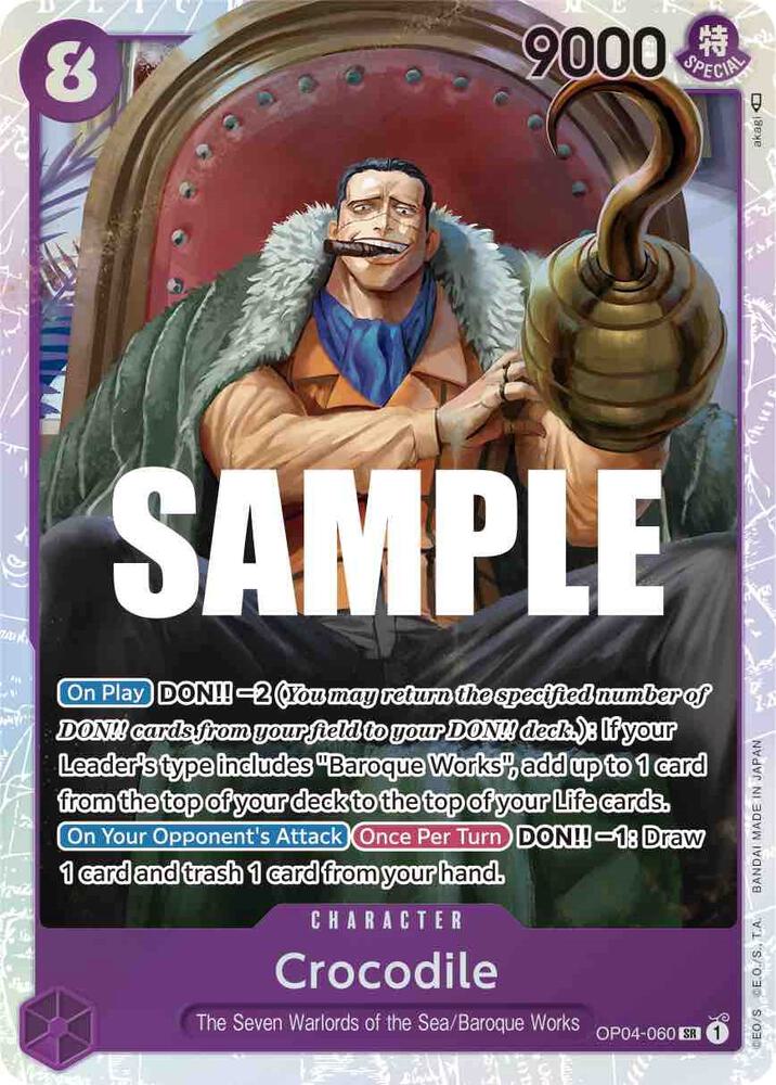 Crocodile OP04-060 – Kingdoms of Intrigue | One Piece TCG