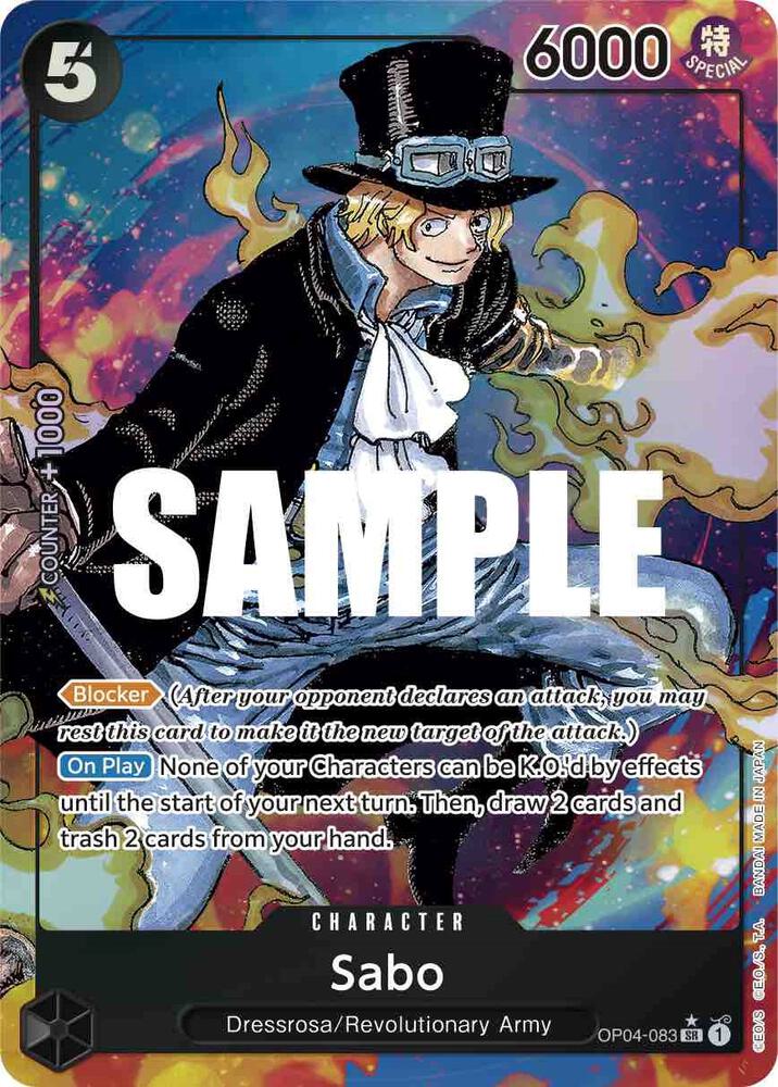 Sabo Alternate Art OP04-083 – Kingdoms of Intrigue | One Piece TCG