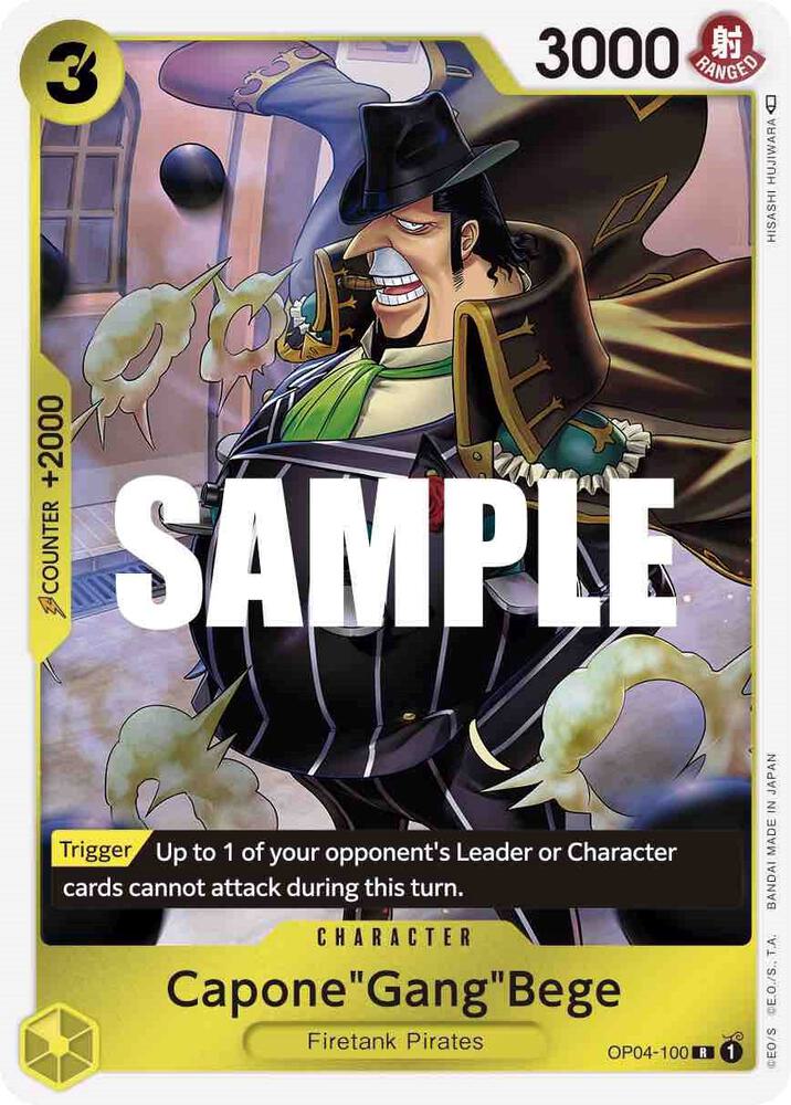 Capone"Gang"Bege OP04-100 – Kingdoms of Intrigue | One Piece TCG