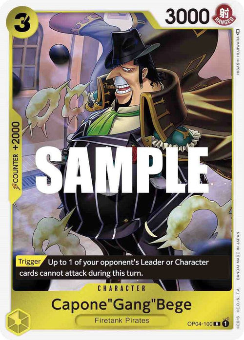 Capone"Gang"Bege OP04-100 – Kingdoms of Intrigue | One Piece TCG