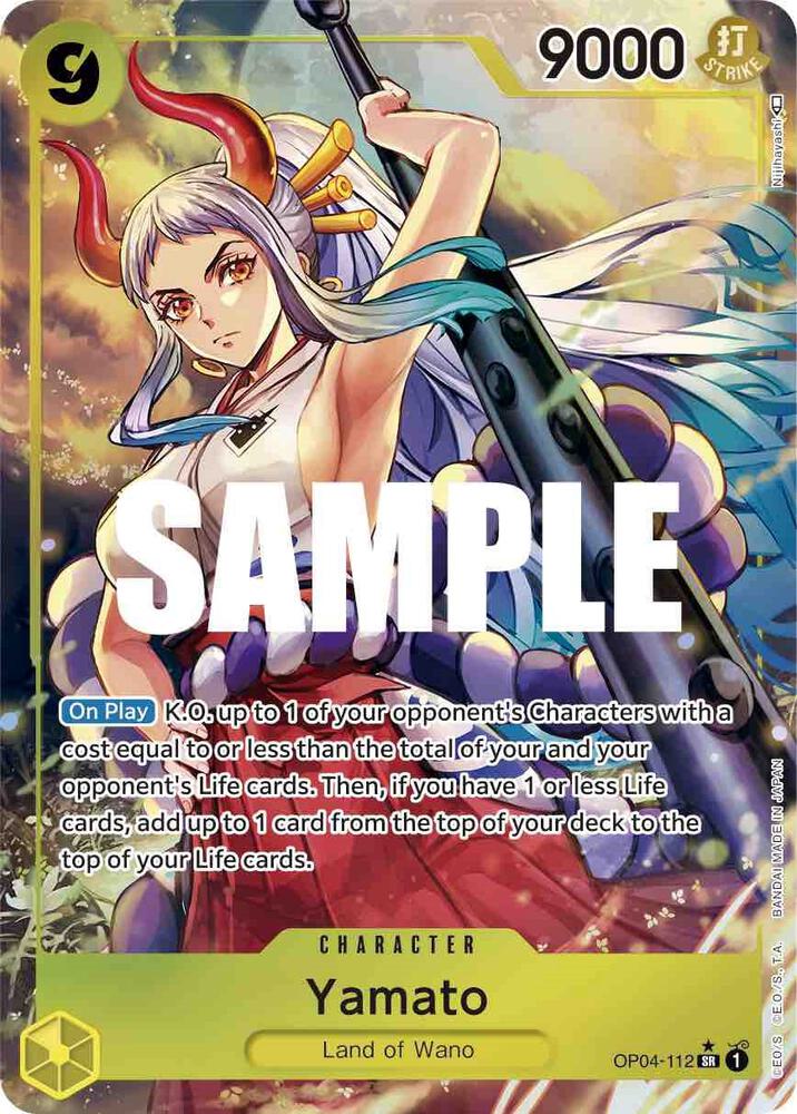 Yamato Alternate Art OP04-112 – Kingdoms of Intrigue | One Piece TCG