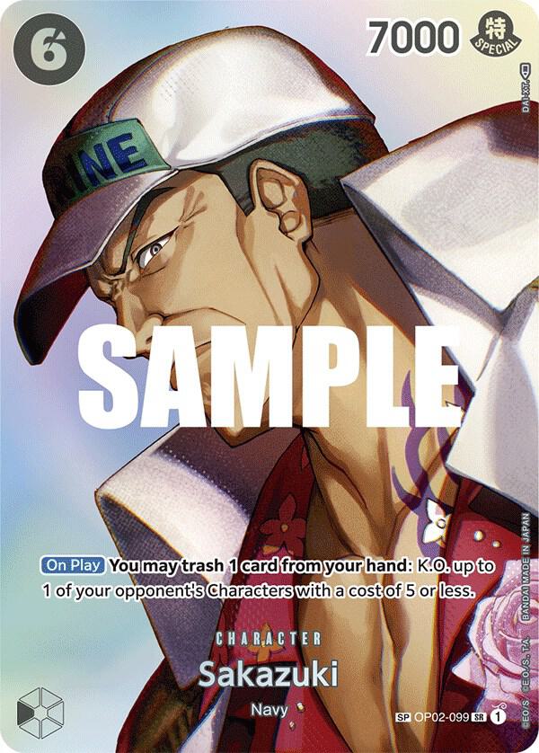 Sakazuki SP OP02-099 – Kingdoms of Intrigue | One Piece TCG