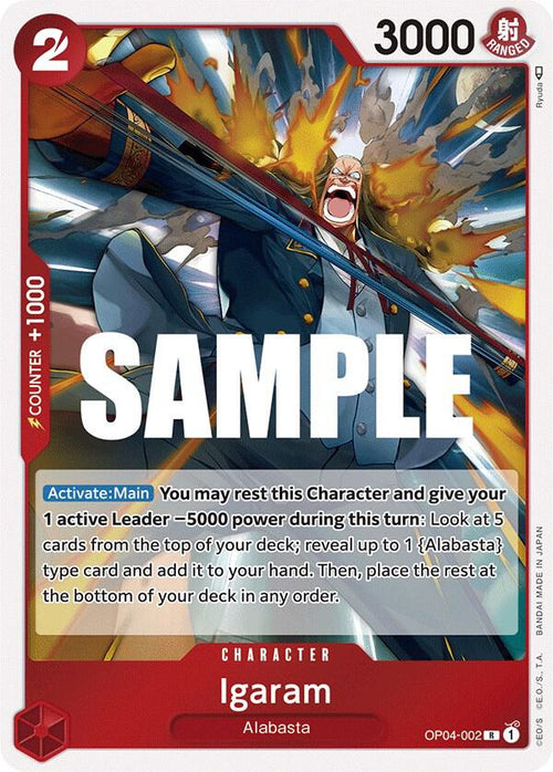 Igaram OP04-002 – Kingdoms of Intrigue | One Piece TCG