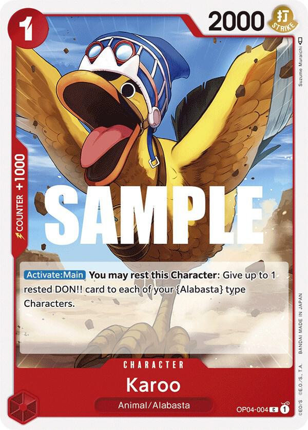 Karoo OP04-004 – Kingdoms of Intrigue | One Piece TCG