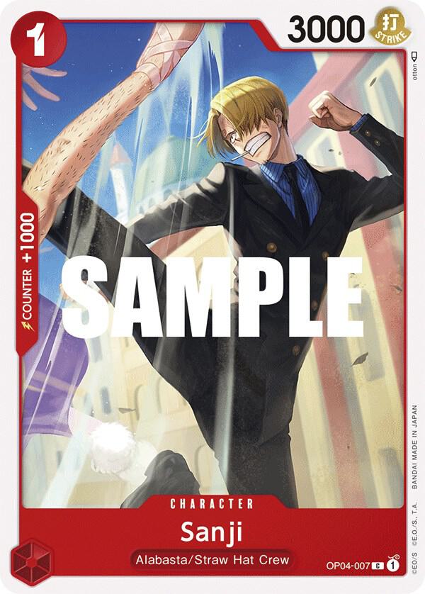 Sanji OP04-007 – Kingdoms of Intrigue | One Piece TCG