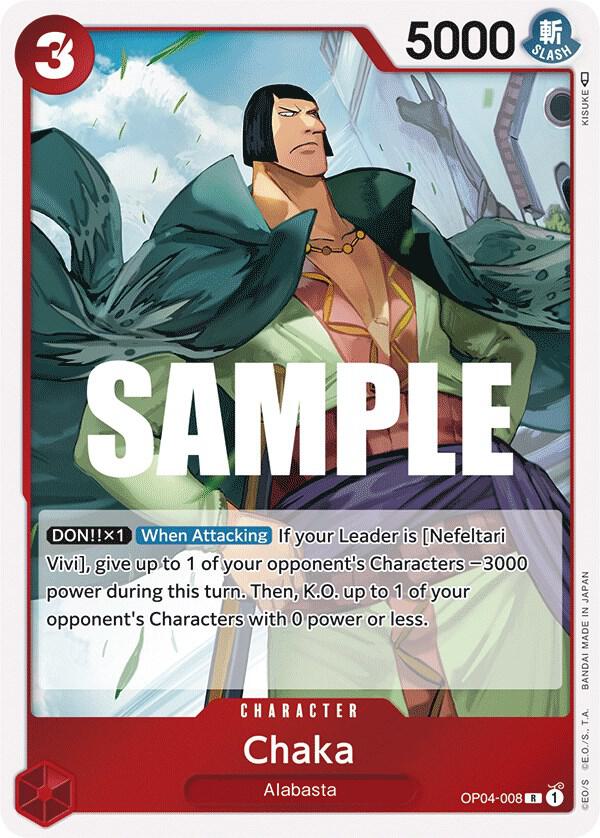 Chaka OP04-008 – Kingdoms of Intrigue | One Piece TCG
