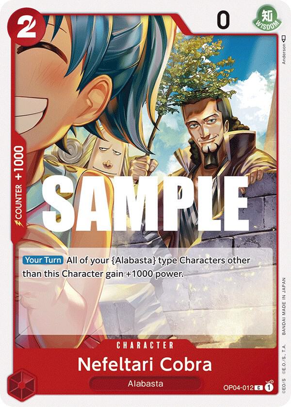 Nefeltari Cobra OP04-012 – Kingdoms of Intrigue | One Piece TCG