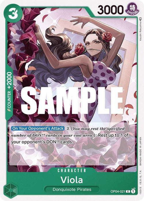 Viola OP04-021 – Kingdoms of Intrigue | One Piece TCG