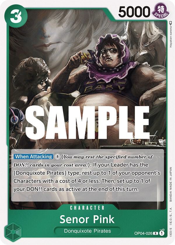 Senor Pink OP04-026 – Kingdoms of Intrigue | One Piece TCG
