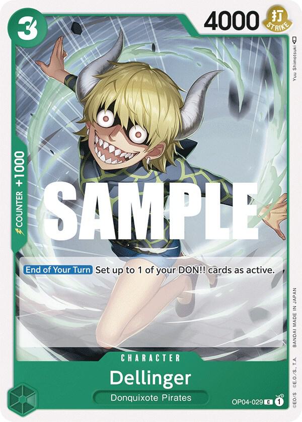 Dellinger OP04-029 – Kingdoms of Intrigue | One Piece TCG