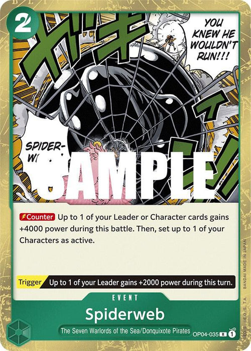 Spiderweb OP04-035 – Kingdoms of Intrigue | One Piece TCG