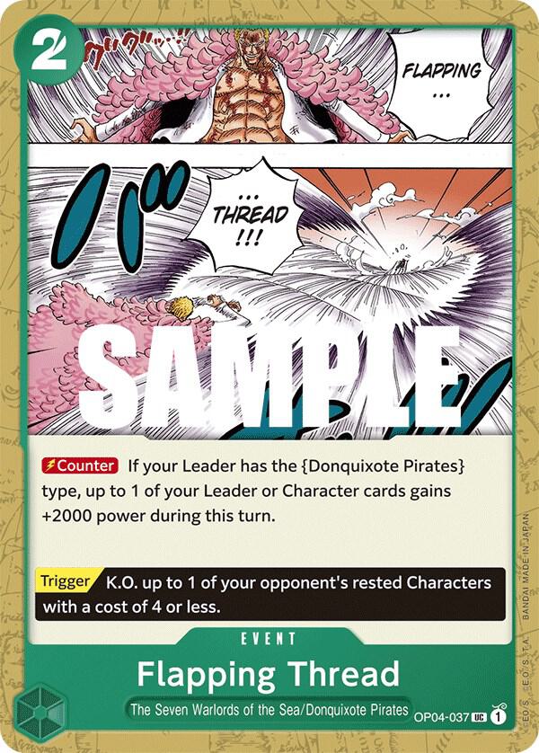 Flapping Thread OP04-037 – Kingdoms of Intrigue | One Piece TCG