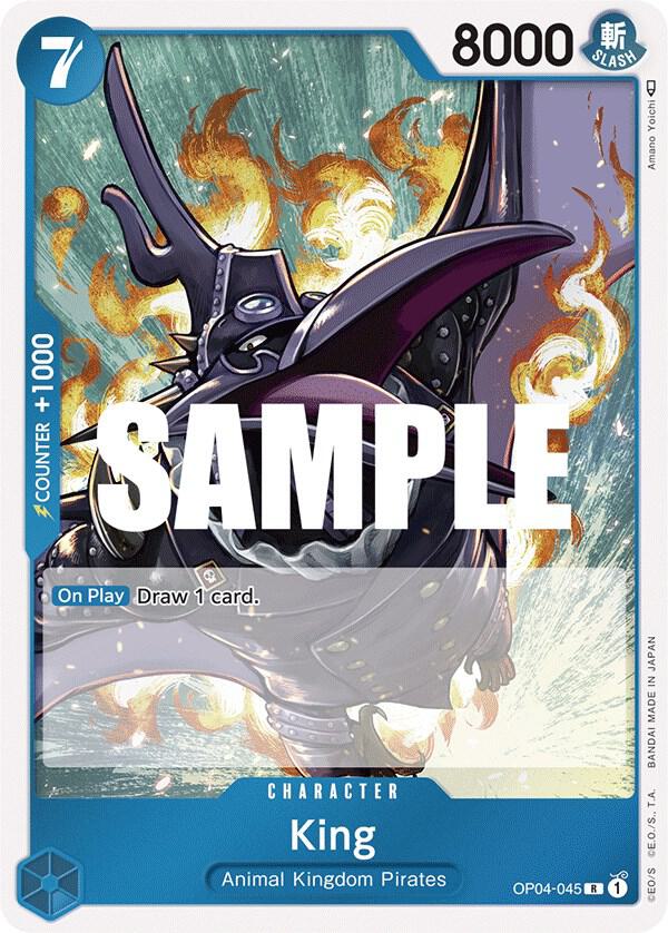 King OP04-045 – Kingdoms of Intrigue | One Piece TCG