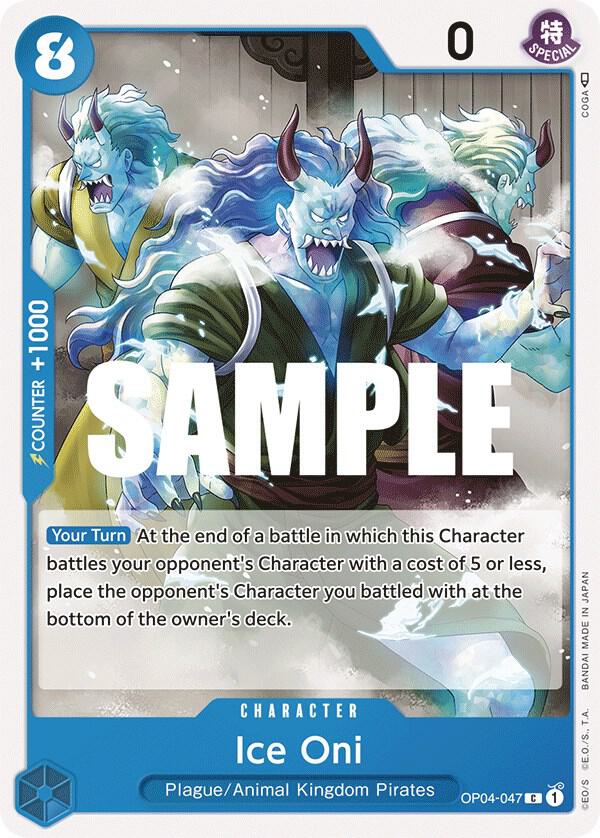 Ice Oni OP04-047 – Kingdoms of Intrigue | One Piece TCG