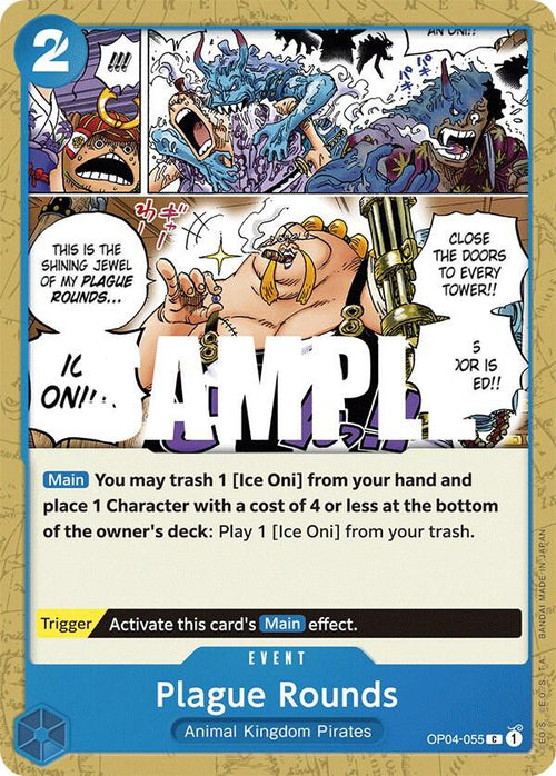 Plague Rounds OP04-055 – Kingdoms of Intrigue | One Piece TCG