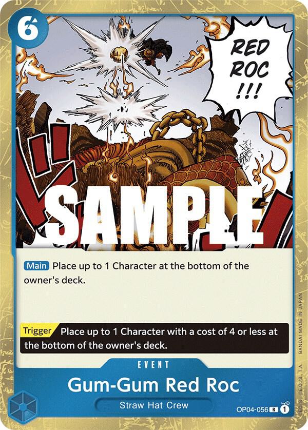 Gum-Gum Red Roc OP04-056 – Kingdoms of Intrigue | One Piece TCG