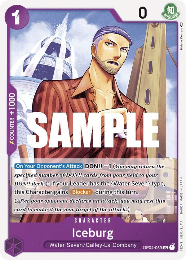 Iceburg OP04-059 – Kingdoms of Intrigue | One Piece TCG