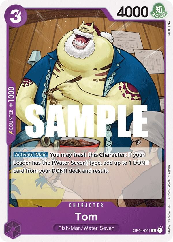 Tom OP04-061 – Kingdoms of Intrigue | One Piece TCG