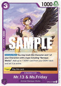 Mr.13 & Ms.Friday OP04-073 – Kingdoms of Intrigue | One Piece TCG