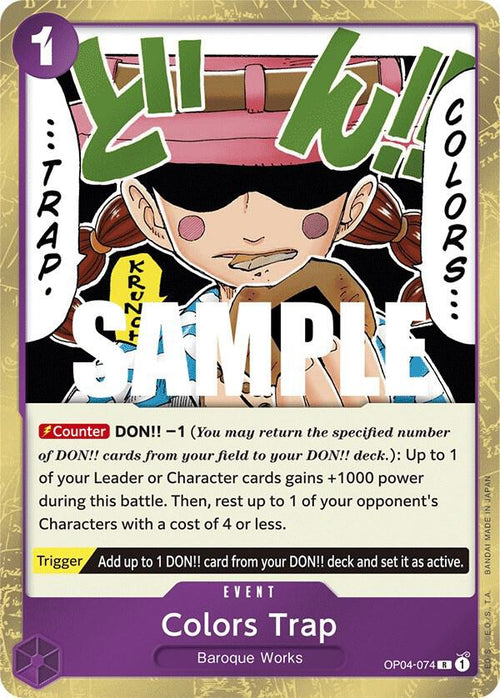 Colors Trap OP04-074 – Kingdoms of Intrigue | One Piece TCG