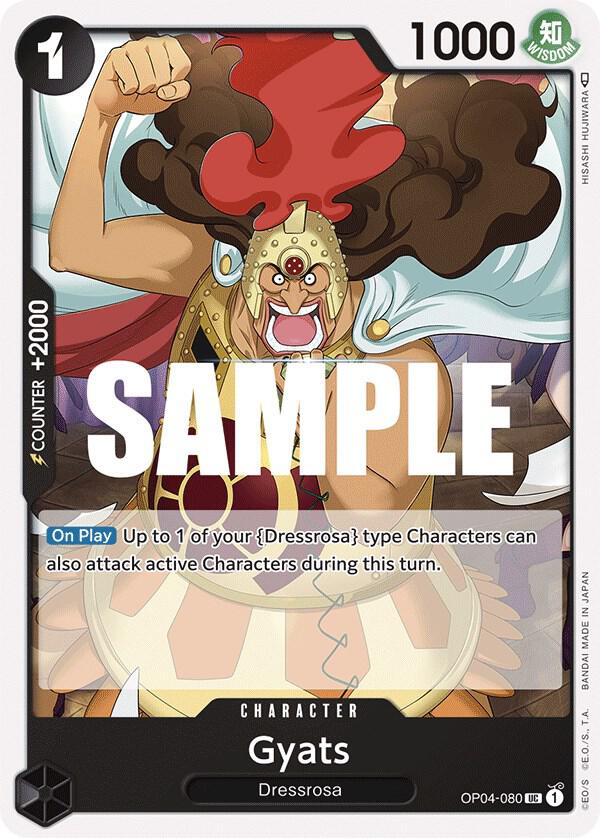 Gyats OP04-080 – Kingdoms of Intrigue | One Piece TCG