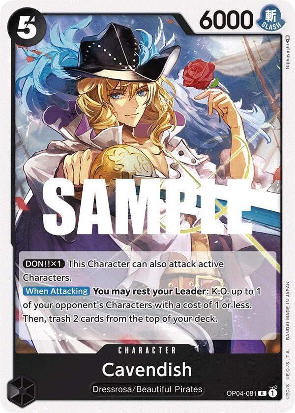 Cavendish OP04-081 – Kingdoms of Intrigue | One Piece TCG