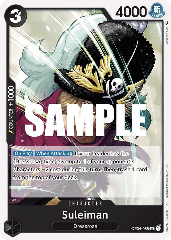 Suleiman OP04-085 – Kingdoms of Intrigue | One Piece TCG