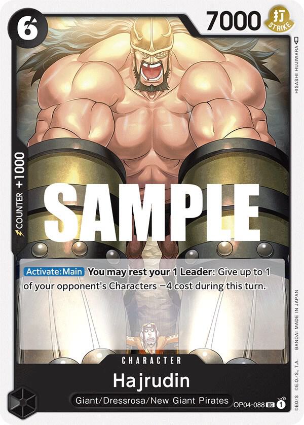 Hajrudin OP04-088 – Kingdoms of Intrigue | One Piece TCG