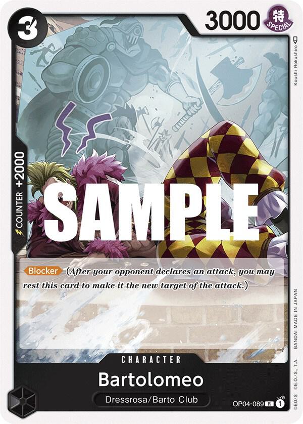 Bartolomeo OP04-089 – Kingdoms of Intrigue | One Piece TCG