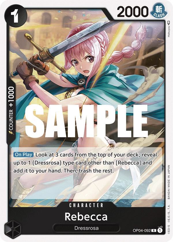 Rebecca OP04-092 – Kingdoms of Intrigue | One Piece TCG