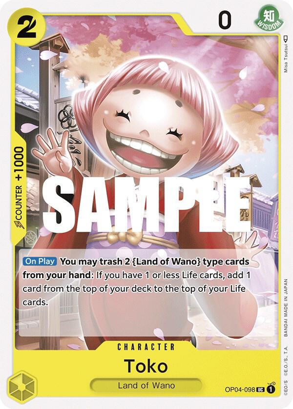 Toko OP04-098 – Kingdoms of Intrigue | One Piece TCG