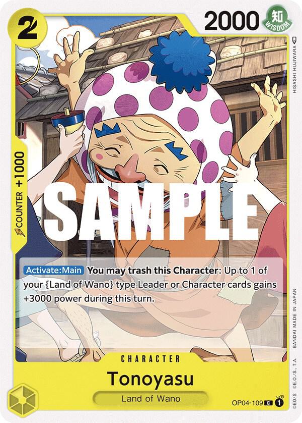 Tonoyasu OP04-109 – Kingdoms of Intrigue | One Piece TCG