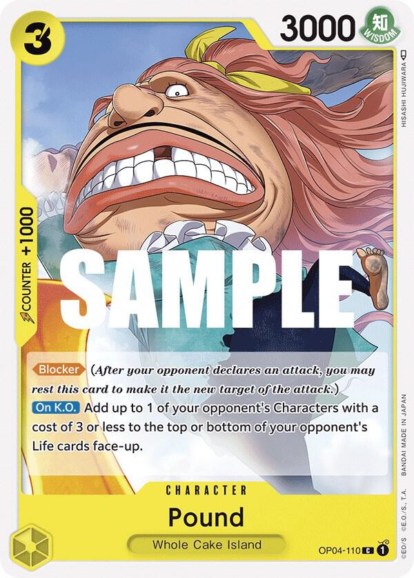 Pound OP04-110 – Kingdoms of Intrigue | One Piece TCG