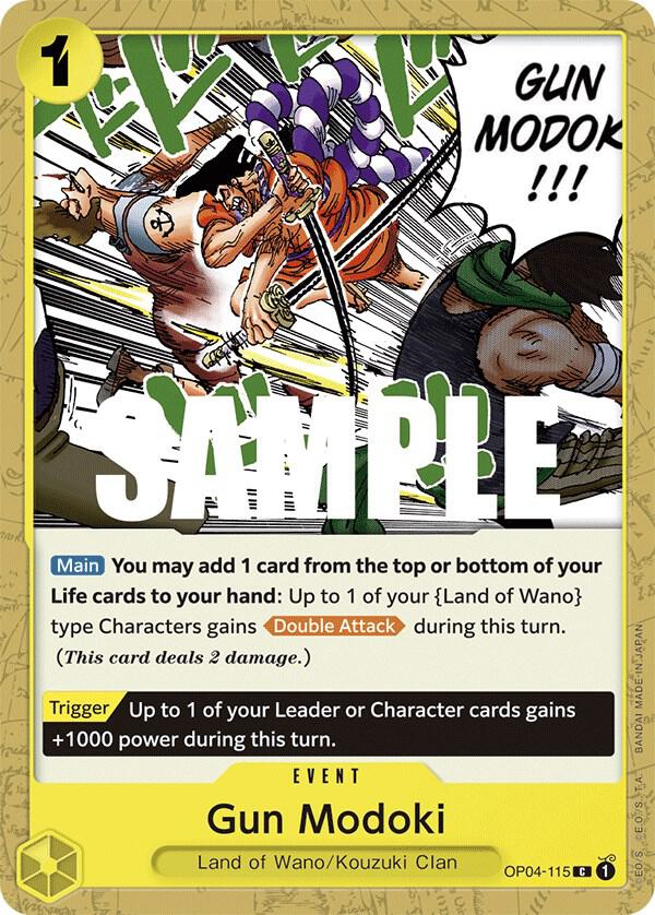 Gun Modoki OP04-115 – Kingdoms of Intrigue | One Piece TCG