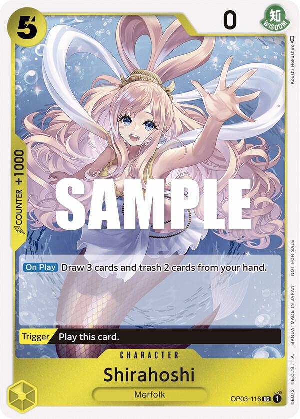 Shirahoshi (Dash Pack) OP03-116 – Kingdoms of Intrigue | One Piece TCG