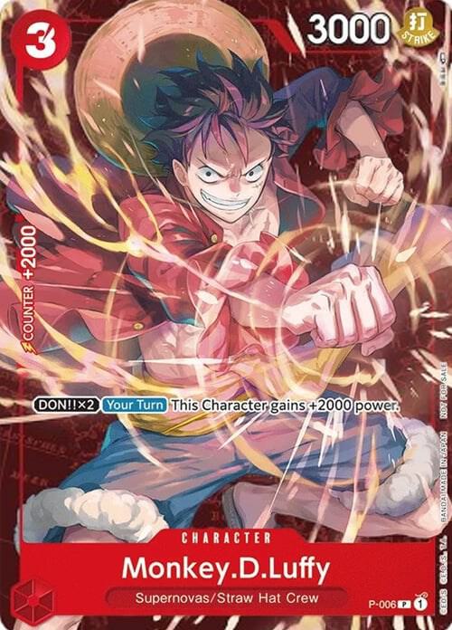 Monkey.D.Luffy Retail Promo P-006 | One Piece TCG