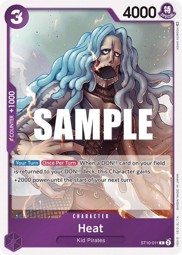 Heat ST10-011 – Ultra Deck: The Three Captains | One Piece TCG