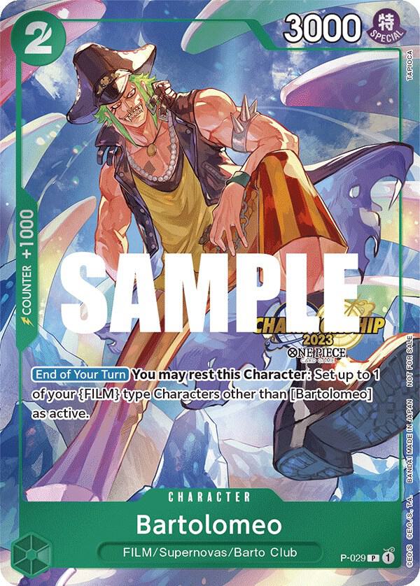 Bartolomeo CS 2023 Event Pack P-029 | One Piece TCG