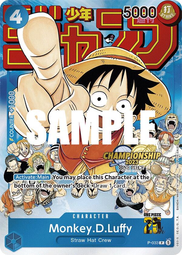 Monkey.D.Luffy CS 2023 Event Pack P-033 | One Piece TCG