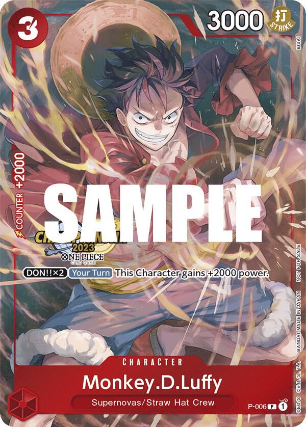 Monkey.D.Luffy CS 2023 Celebration Pack P-006 | One Piece TCG