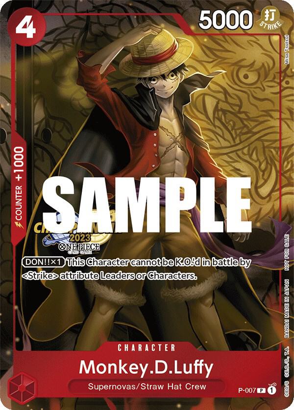 Monkey.D.Luffy CS 2023 Celebration Pack P-007 | One Piece TCG