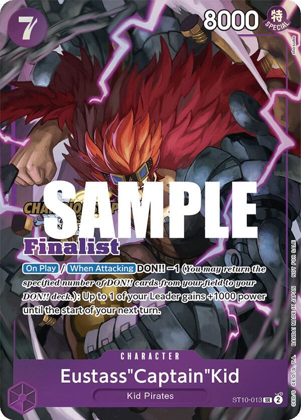 Eustass"Captain"Kid CS 2023 Top Players Pack Finalist ST10-013 | One Piece TCG