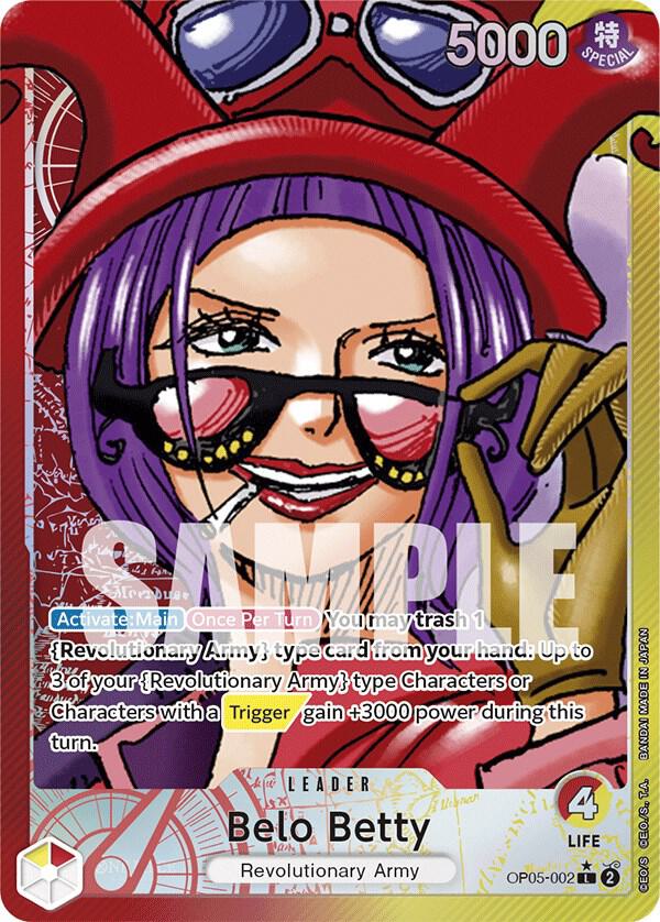 Belo Betty Alternate Art OP05-002 – Awakening of the New Era | One Piece TCG