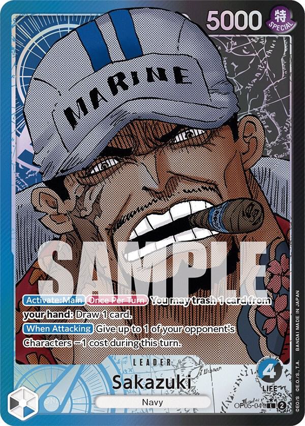 Sakazuki Alternate Art OP05-041 – Awakening of the New Era | One Piece TCG