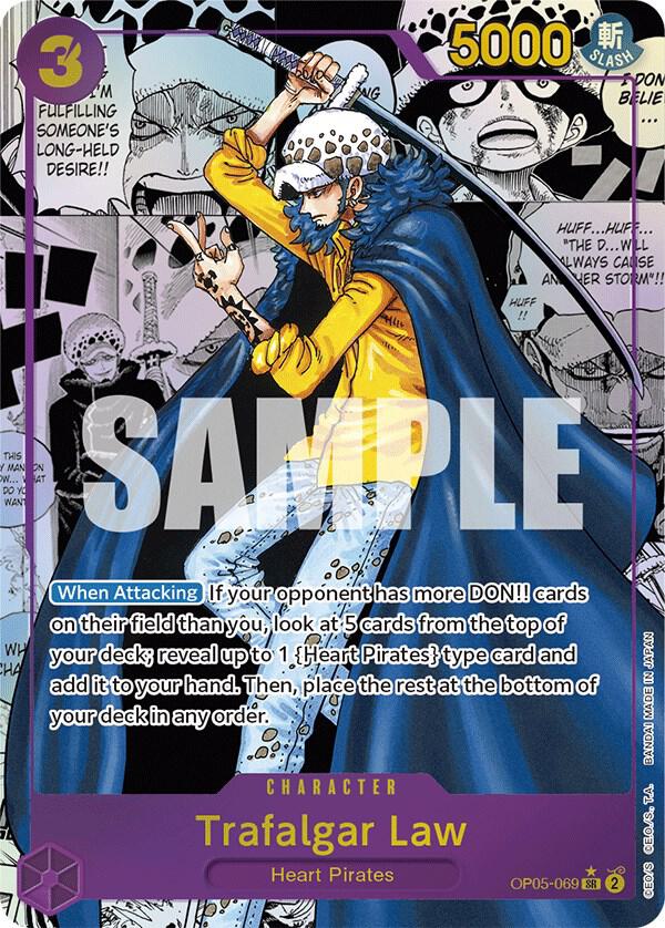 Trafalgar Law Manga Rare OP05-069 – Awakening of the New Era | One Piece TCG