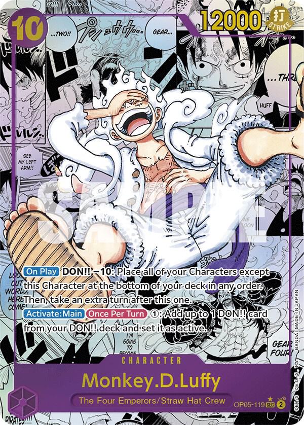 Monkey.D.Luffy Manga Rare OP05-119 – Awakening of the New Era | One Piece TCG