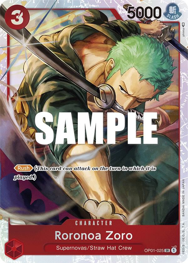 Roronoa Zoro (Ultra Deck: The Three Captains) Promotional Card December OP01-025 | One Piece TCG