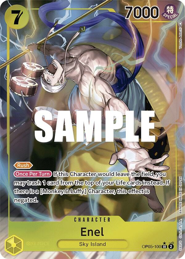 Enel Alternate Art OP05-100 – Awakening of the New Era | One Piece TCG